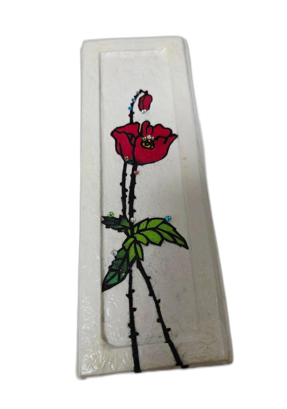 양귀비 한지 필통 새 제품