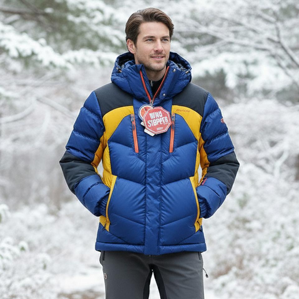 (새상품) 정가45만원 영원 구스다운 윈드스토퍼 패딩점퍼 90 D-307