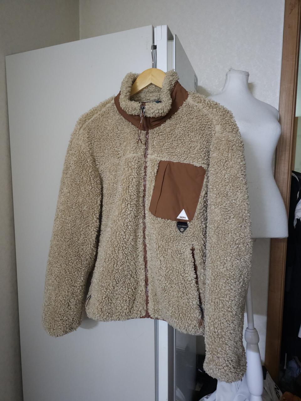 네파 뽀글이 플리스 자켓 베이지