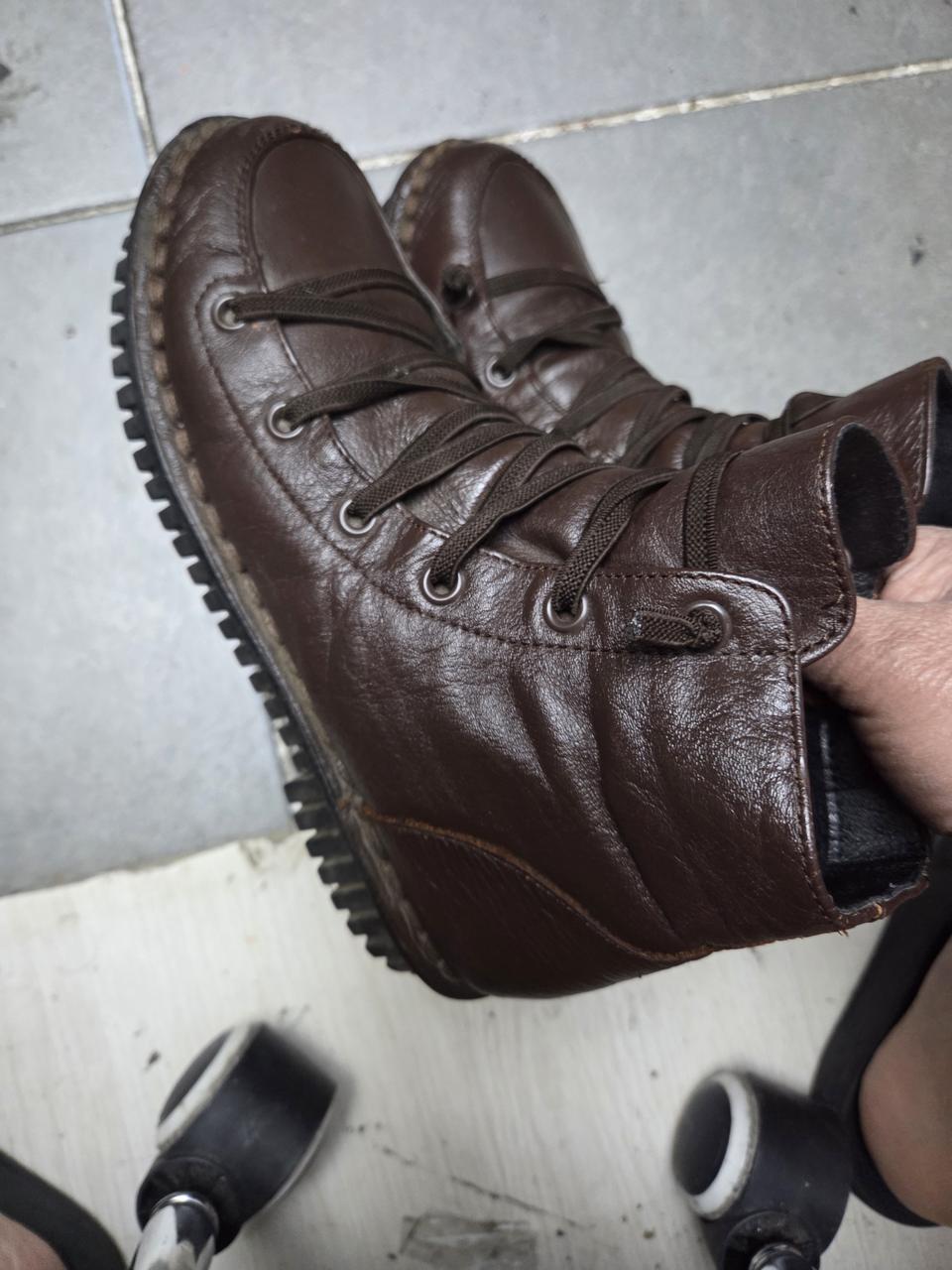 가죽 털숏부츠240