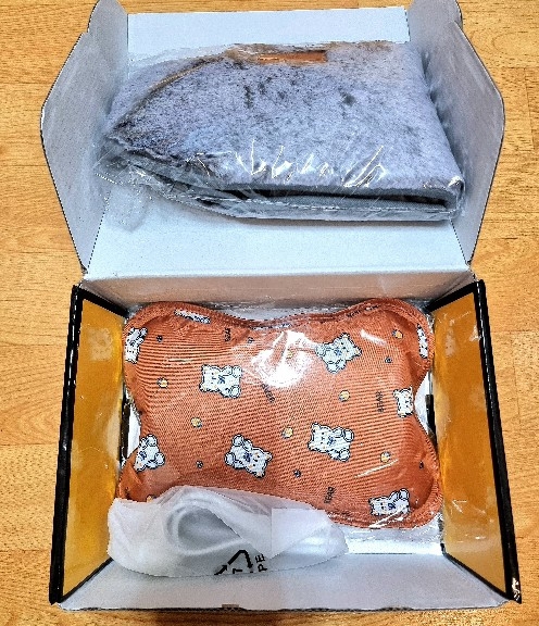 한양 온수 밍크복대 찜질기  새상품