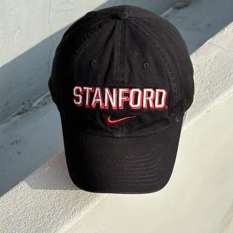 [M-L] 00s 나이키 스탠포드 로고 블랙 볼캡 모자