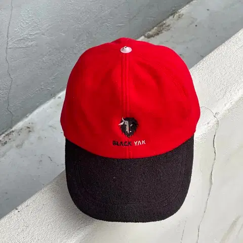 [M] 블랙야크 로고 플리스 볼캡 모자 트루퍼 디테일