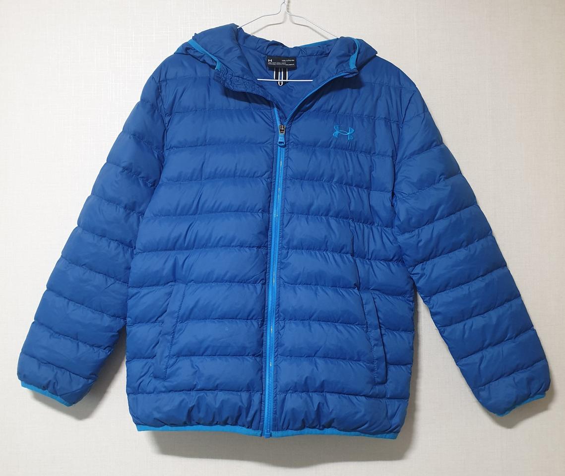 언더아머 키즈 덕다운 경량 패딩 점퍼 160사이즈