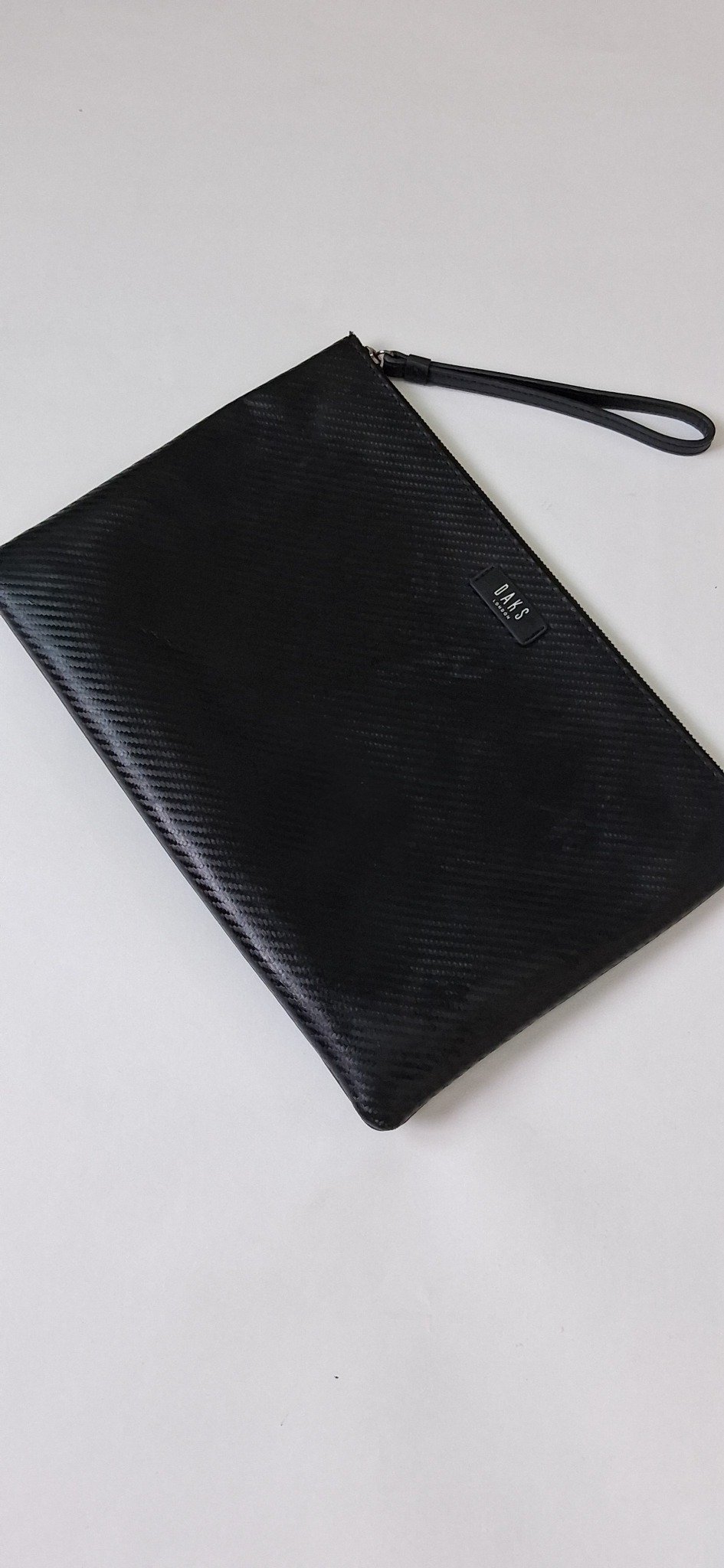 닥스 LONDON  블랙 정품  소각죽  파우치 백 정품 상태A급