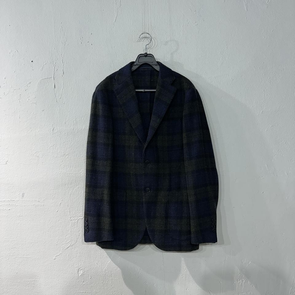 BEAMS 빔즈 체크 울자켓 44