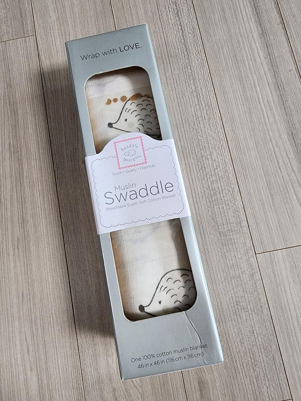 미사용+택포)스와들디자인 Muslin Swaddle 116x116