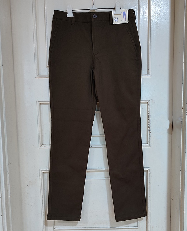 기모면바지31 다크브라운 남성 도톰기모 본딩 겨울바지 청바지 새상품