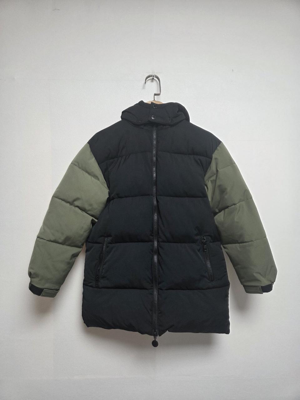 스텔라매카트니 키즈 패딩 카키앤블랙(8Y) 