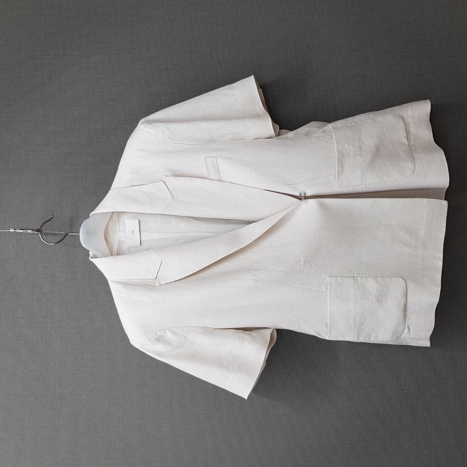 오르 린넨 100 반팔 테일러드 자켓 S사이즈