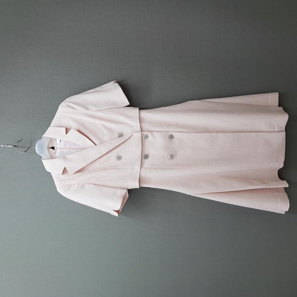 듀엘 DEWL 2022더블버튼 플레어 원피스 55사이즈