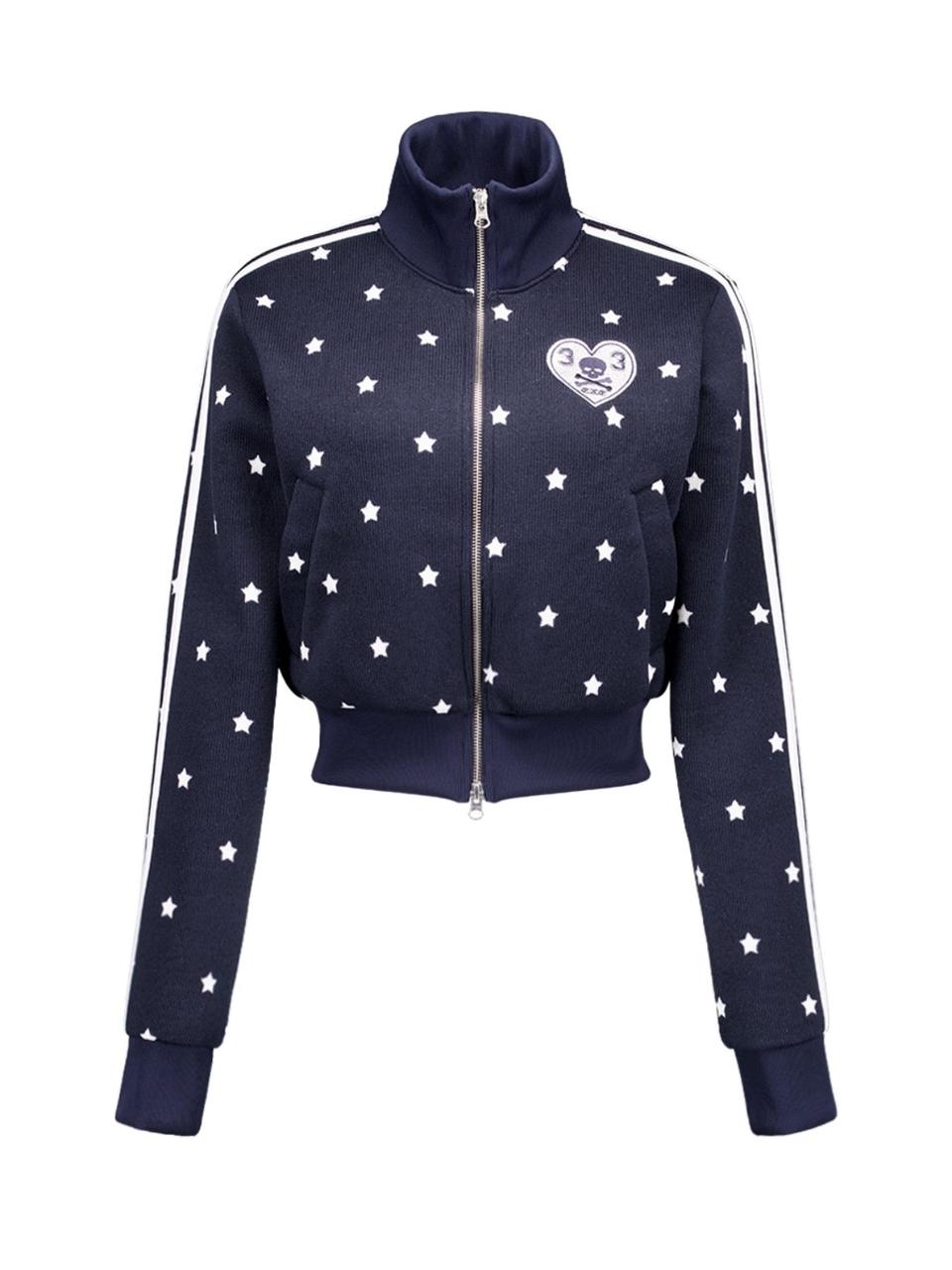 셋업이엑스이 STAR SPORTY ZIPUP NAVY 집업 네이비