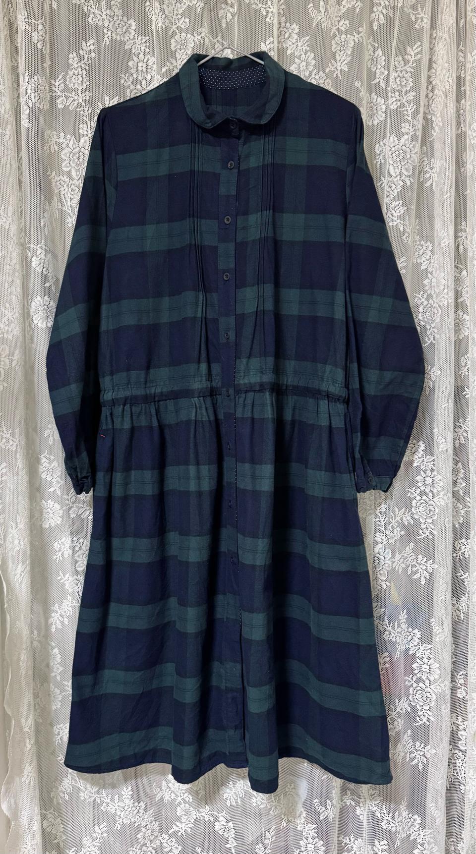 블랙워치 체크 원피스