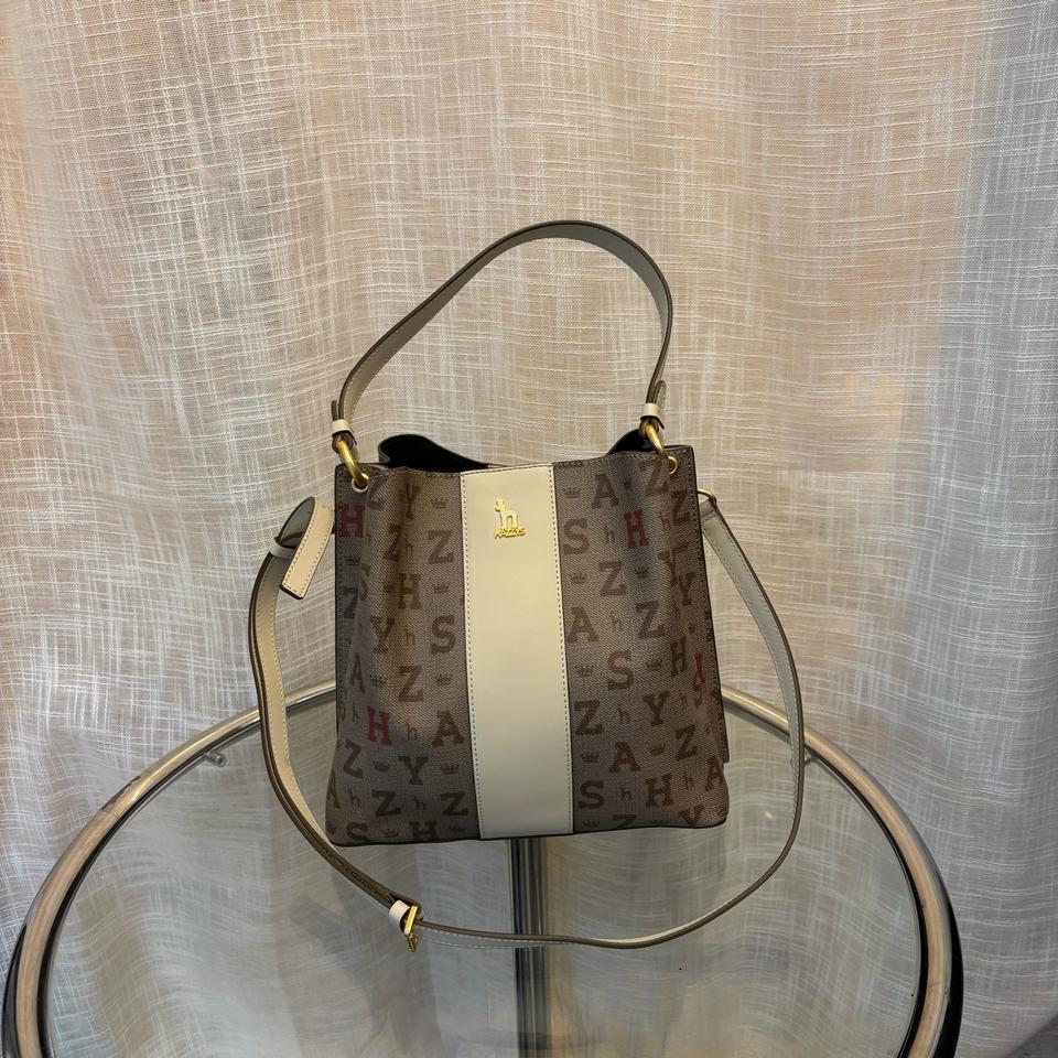 정품 헤지스 버킷 투웨이 토트백