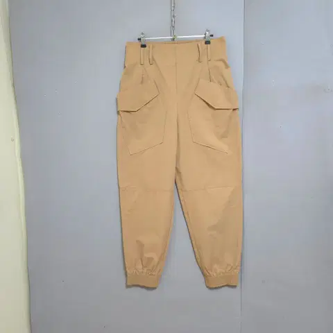 시보리밴드 베이지 바지 L 애슐리상점 n4207