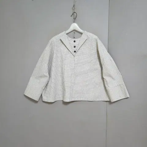 작은체크 도톰 블라우스 FF n4011 애슐리상점