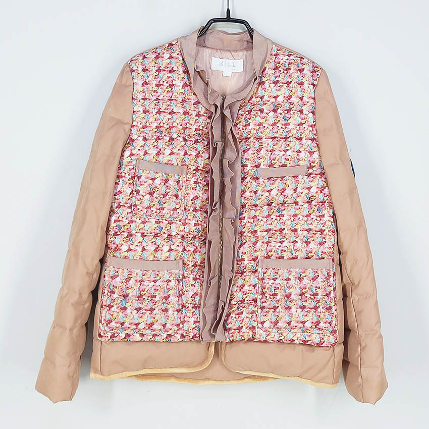 질바이질스튜어트 여성 덕다운경량패딩 토피넛 (HU41866)