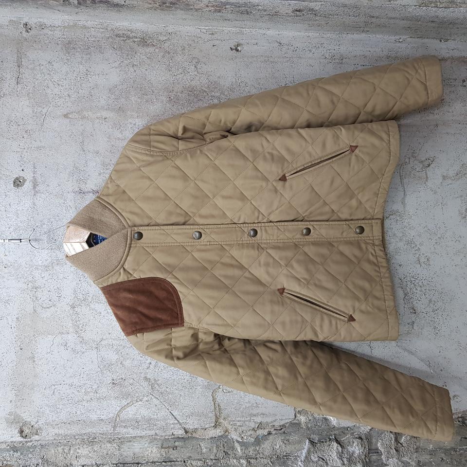 랄프로렌 퀄팅 패치 베이지 자켓 S사이즈