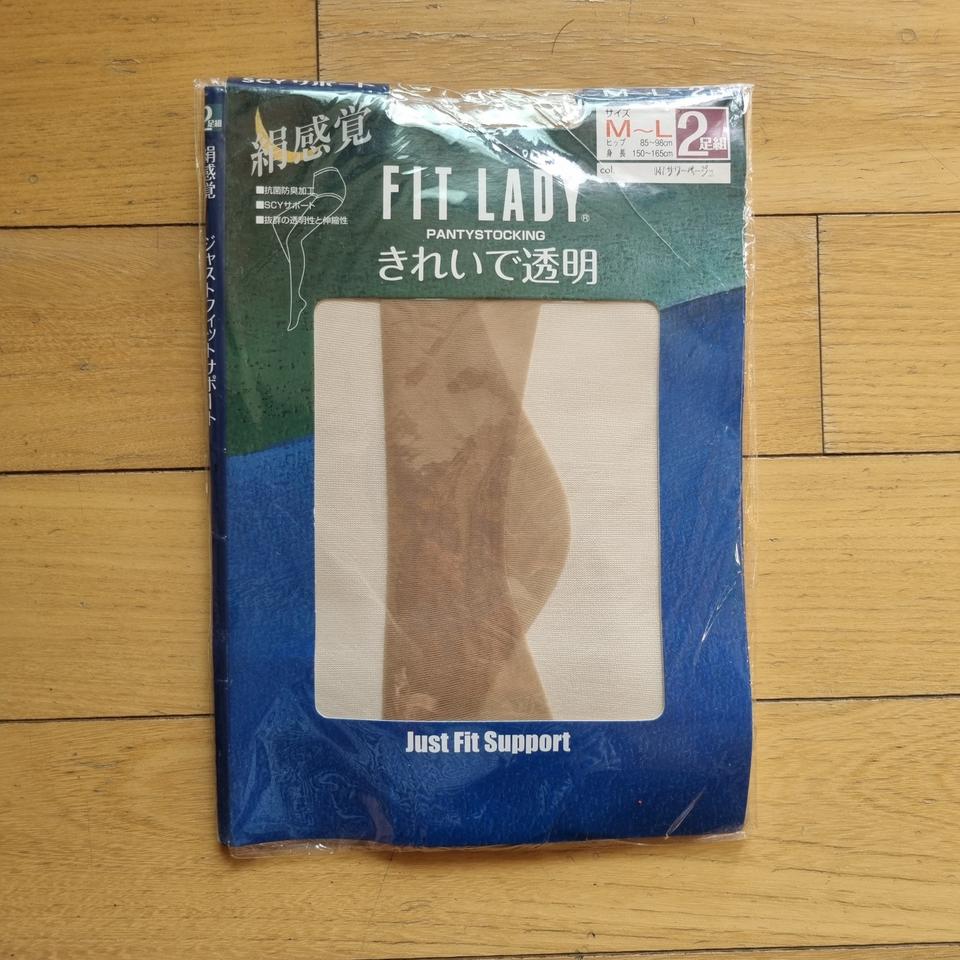 일본수입 핏 레이디 실크감촉 팬티스타킹 2장일괄