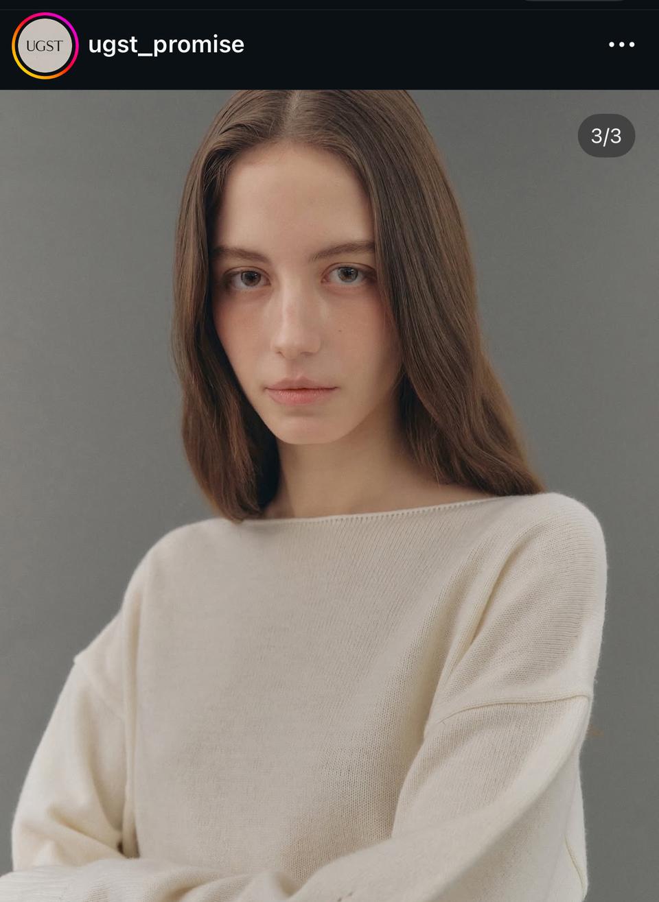 ugst(어그스트) 보트넥 니트