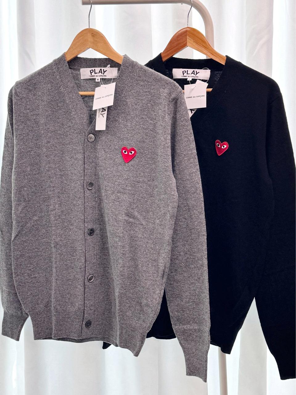 [마지막특가] 정품 꼼데가르송 V넥 가디건