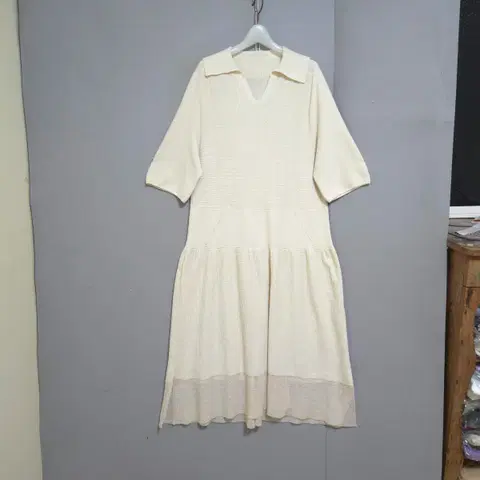 연베이지 이음선없는 니트 원피스 55 n4472 애슐리상점