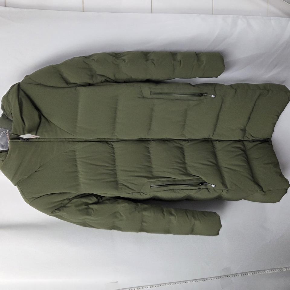 55/ 102 살레와 오리털 롱패딩 카키 