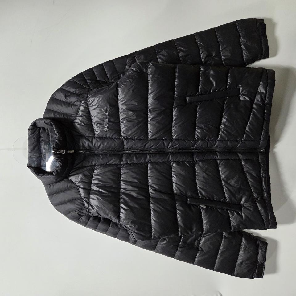 컬럼비아 블랙 옴니히트 오리털 경량 패딩 XL 25121107