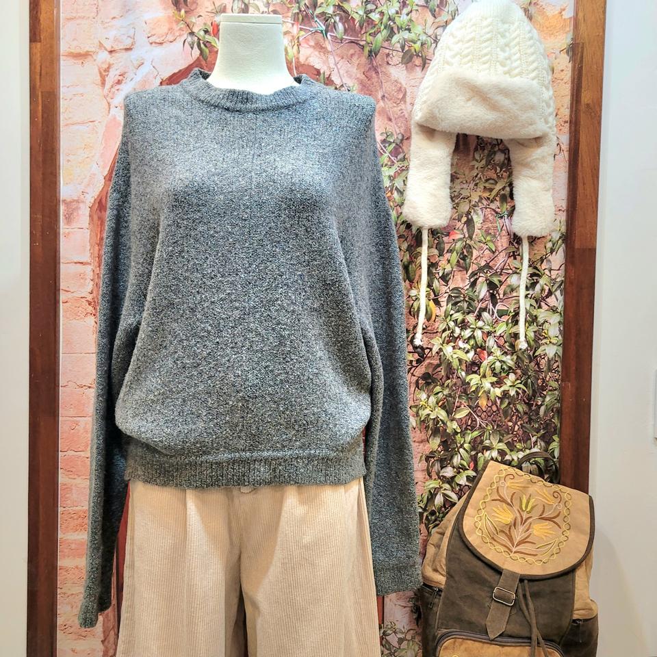 타임 TIME 레이핏 박시 니트