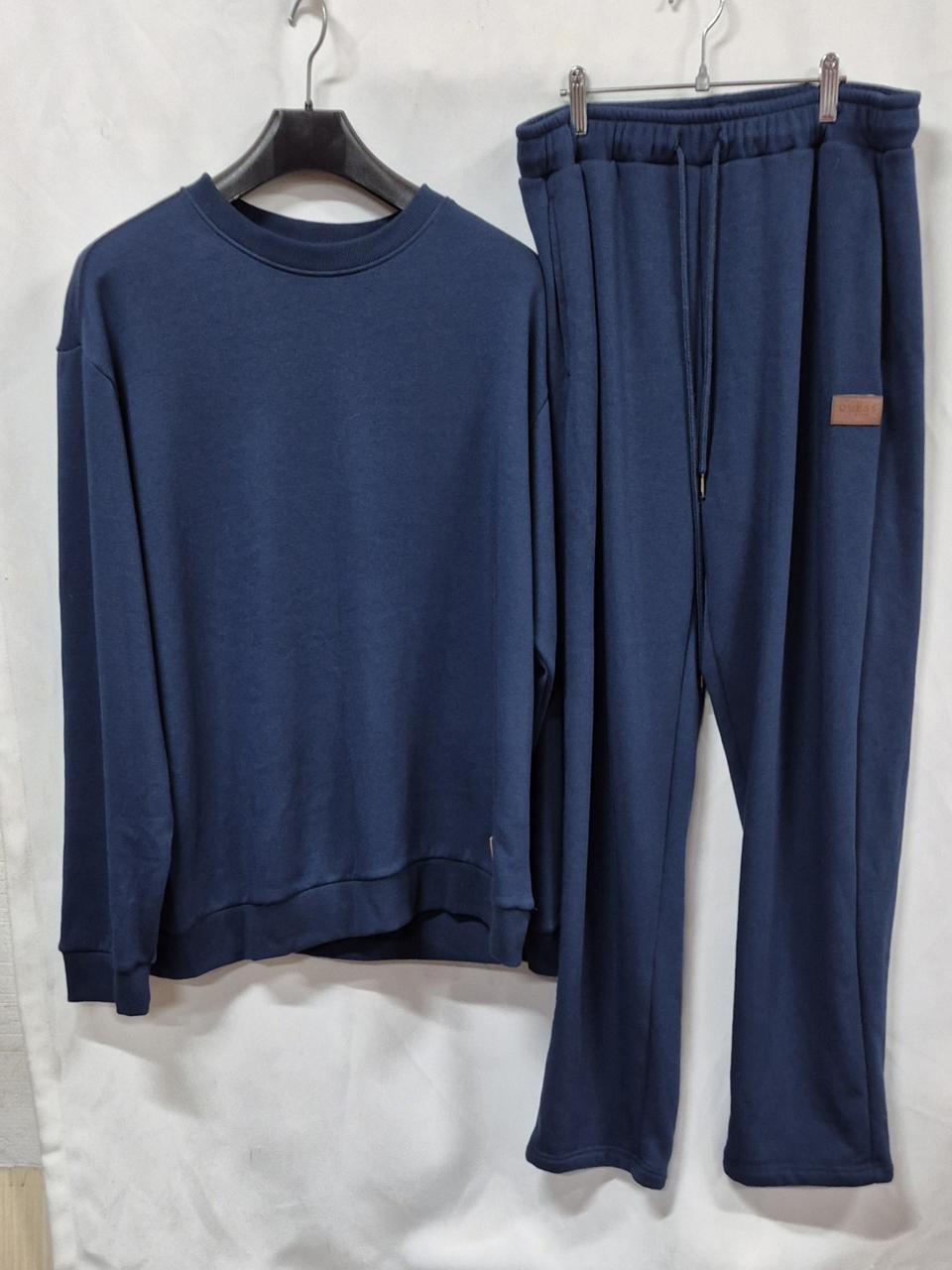 GUESS 남성 기모 네이비트레이닝복 상하세트 105(XL)