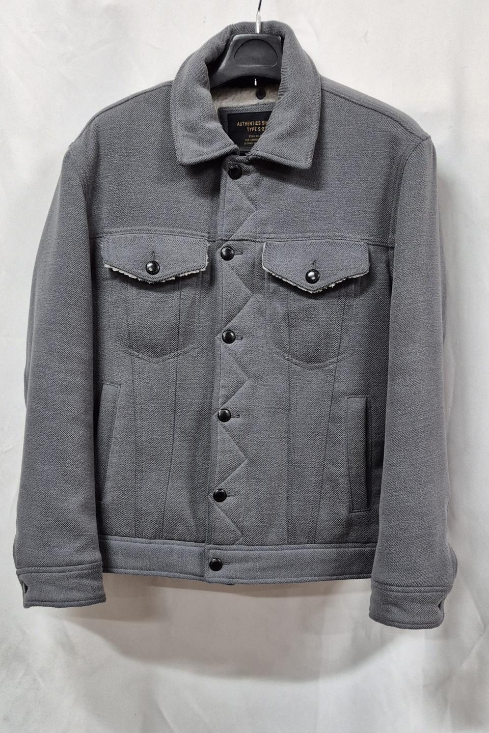 SPAO REGIMENT 남성 회색 데님 스타일 자켓 점퍼 95