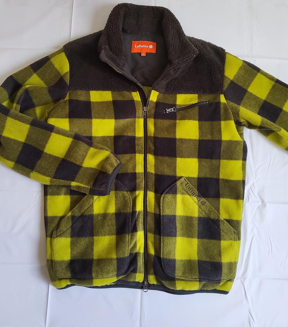 라푸마 체크플리스 자켓 95