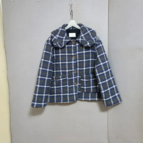 안쪽따뜻소재 플랫카라 누빔 점퍼 FF n0909 애슐리상점