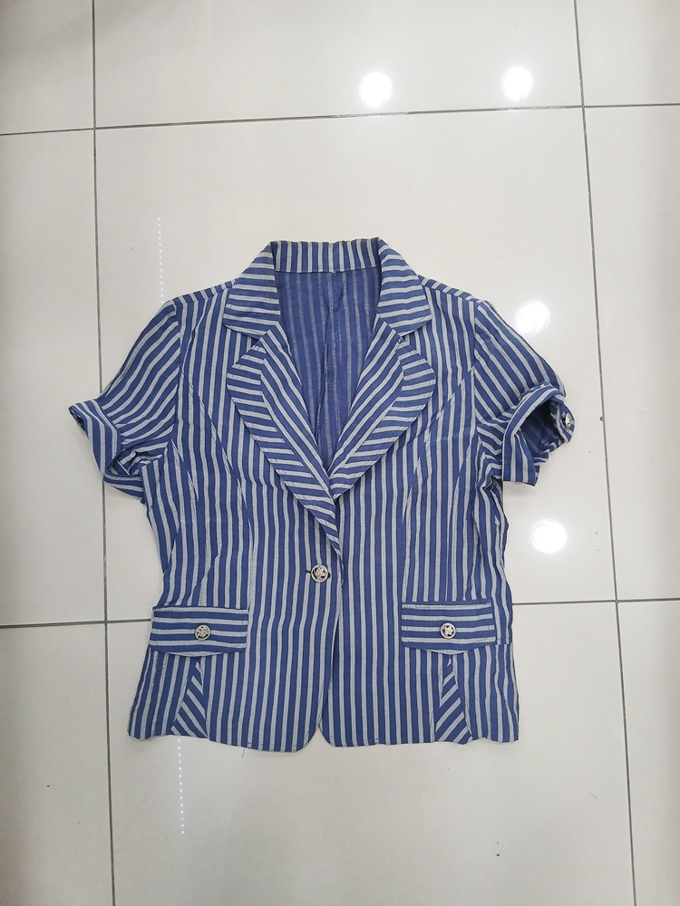 원버튼 반팔 자켓 중고 