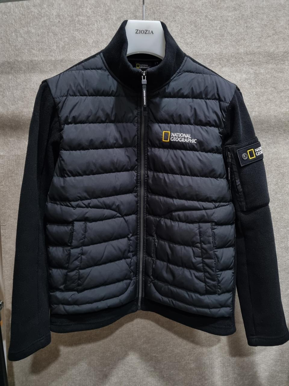 남성 100 내셔널지오그래픽 구스다운 기모 자켓