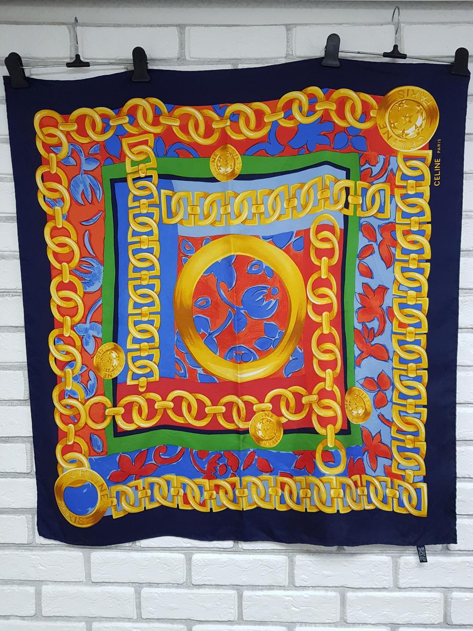 [정품] 셀린느 실크스카프