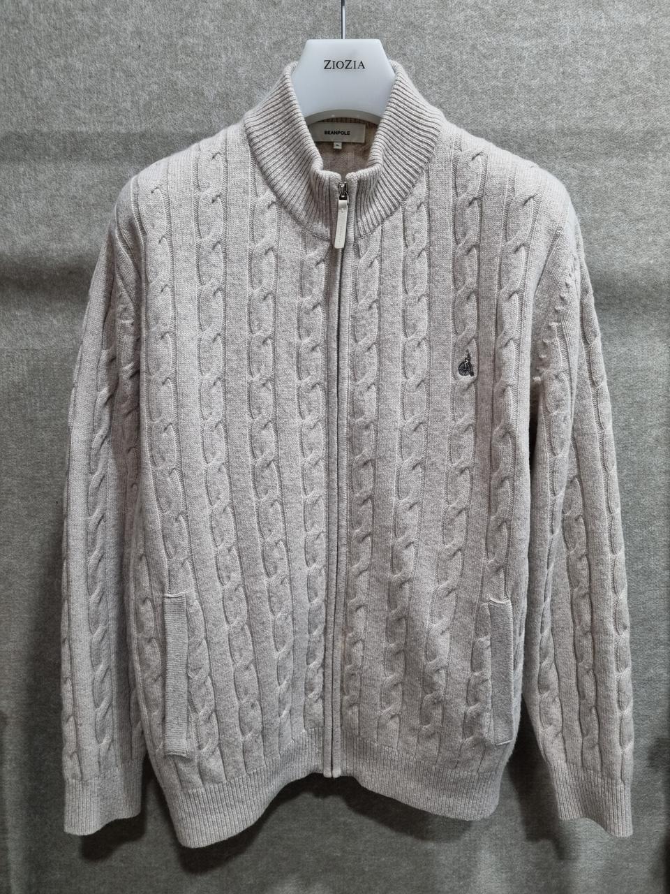 남성 XL 110 빈폴 케이블 울 가디건