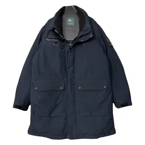 네파 네이비 코트 구스다운 롱패딩 110