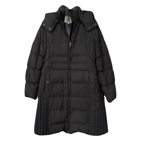 까스텔바작 블랙 골프 덕다운 롱패딩 85