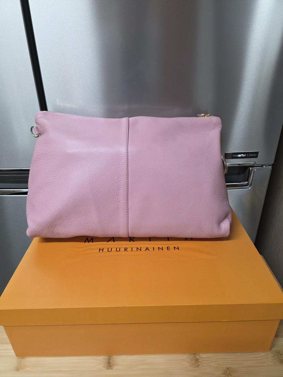 (새상품) 러블리 인디핑크 리얼 소가죽 숄더겸 크로스백