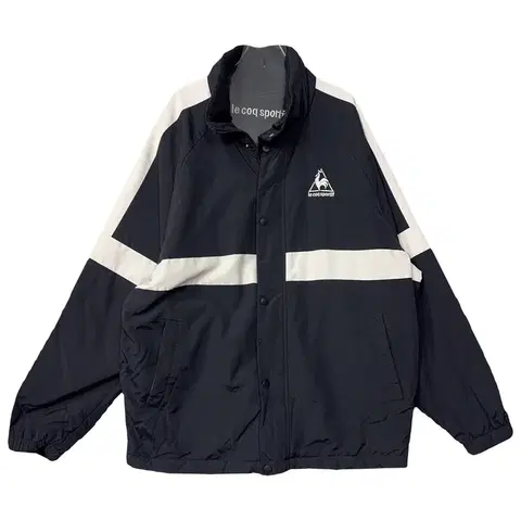 르꼬끄 스포츠 블랙 캐주얼 바람막이 L