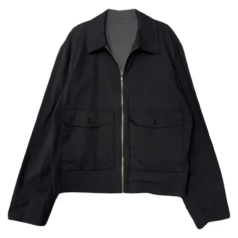 에잇세컨즈 블랙 투포켓 나일론 자켓 L