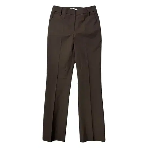 [새상품]지오다노 플레어핏 브라운 클래식 슬랙스 25