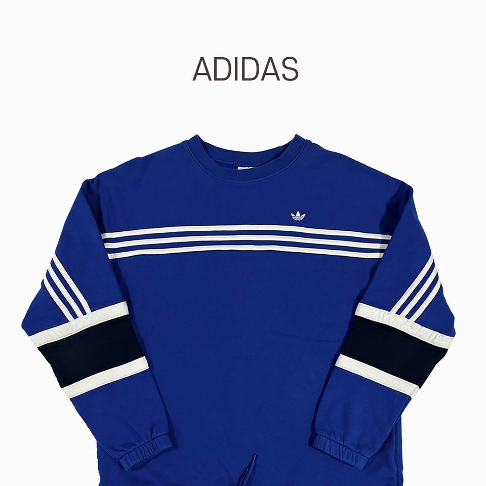 아디다스 유로파 배색 아웃라인 맨투맨 BD056