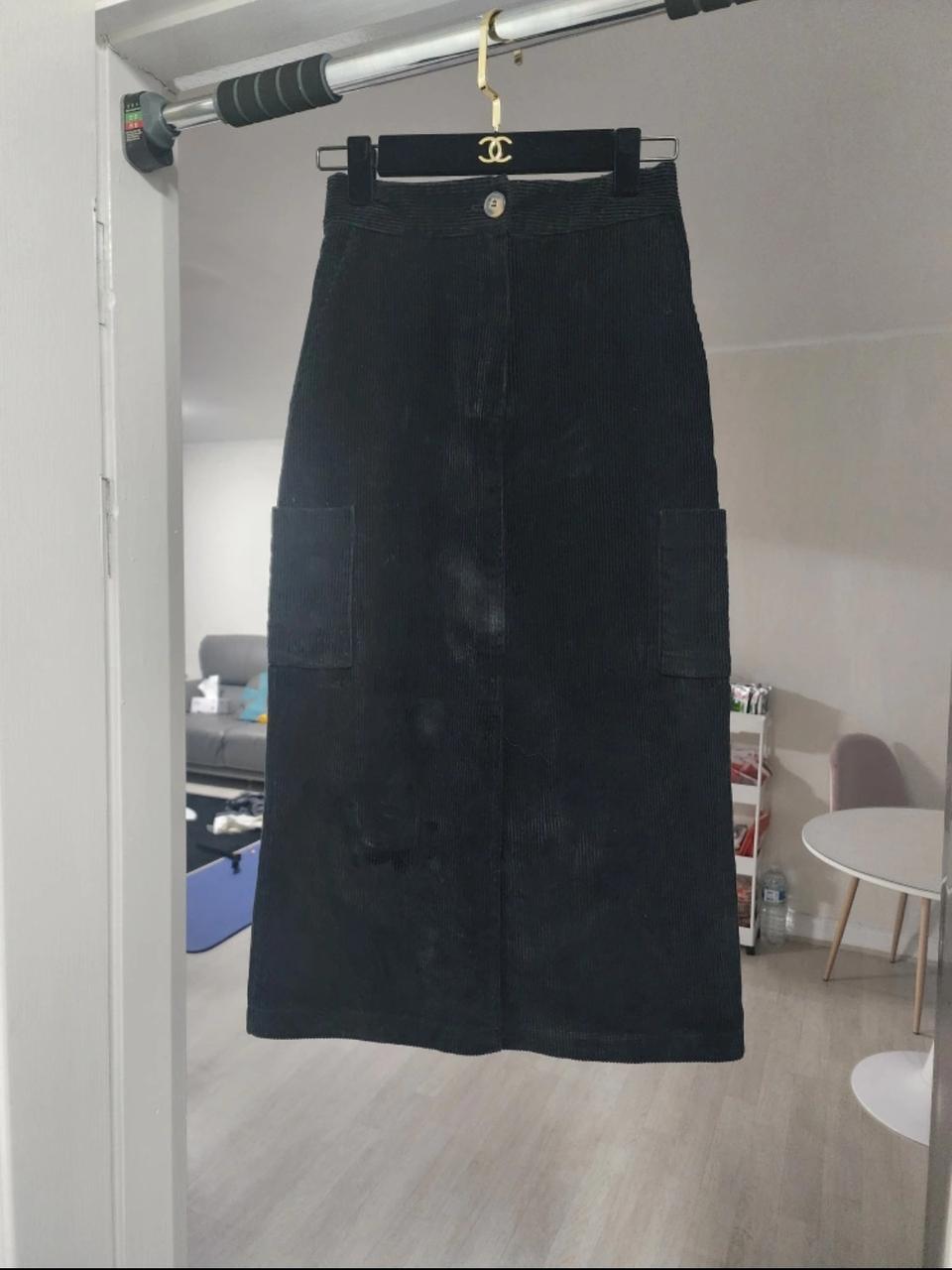 골덴 롱 치마  새상품