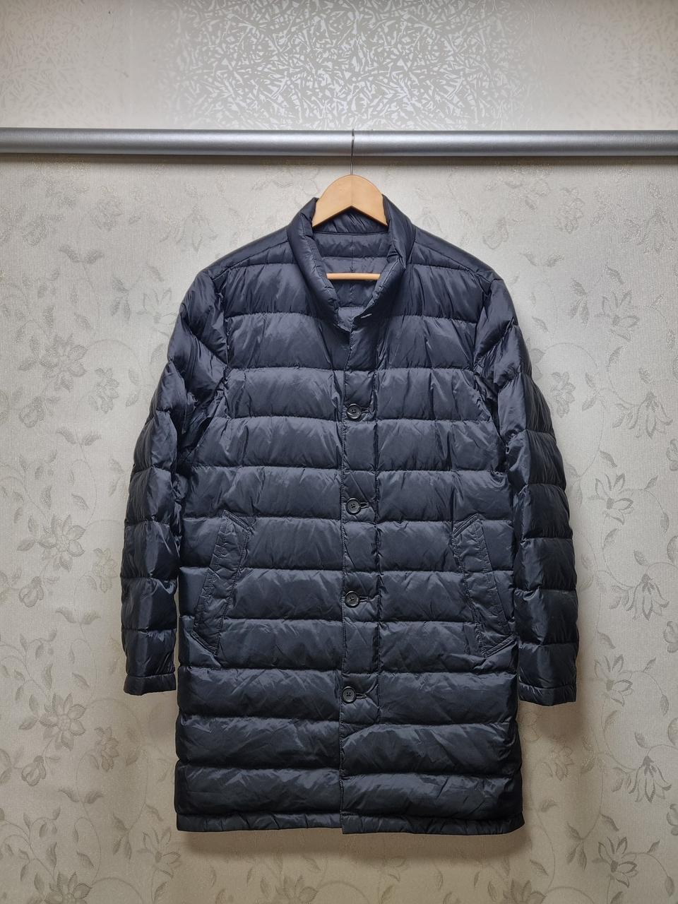 [남100/24년] 헤지스 패딩코트 블랙