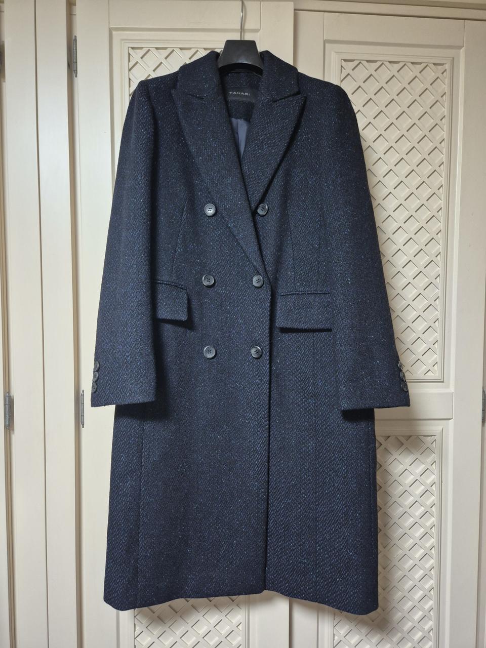TAHARI 타하리 헤링본 코트(미착용)