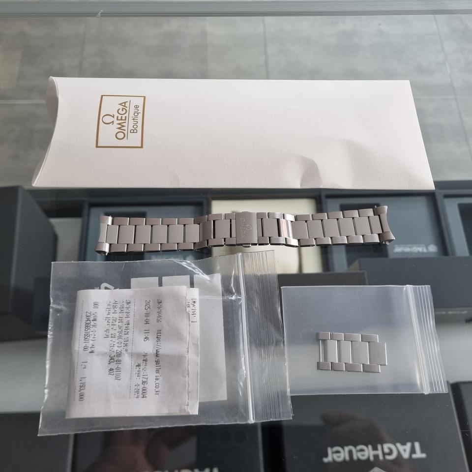 오메가 신형 아쿠아테라 38.5mm 브레이슬릿 러그 19mm
