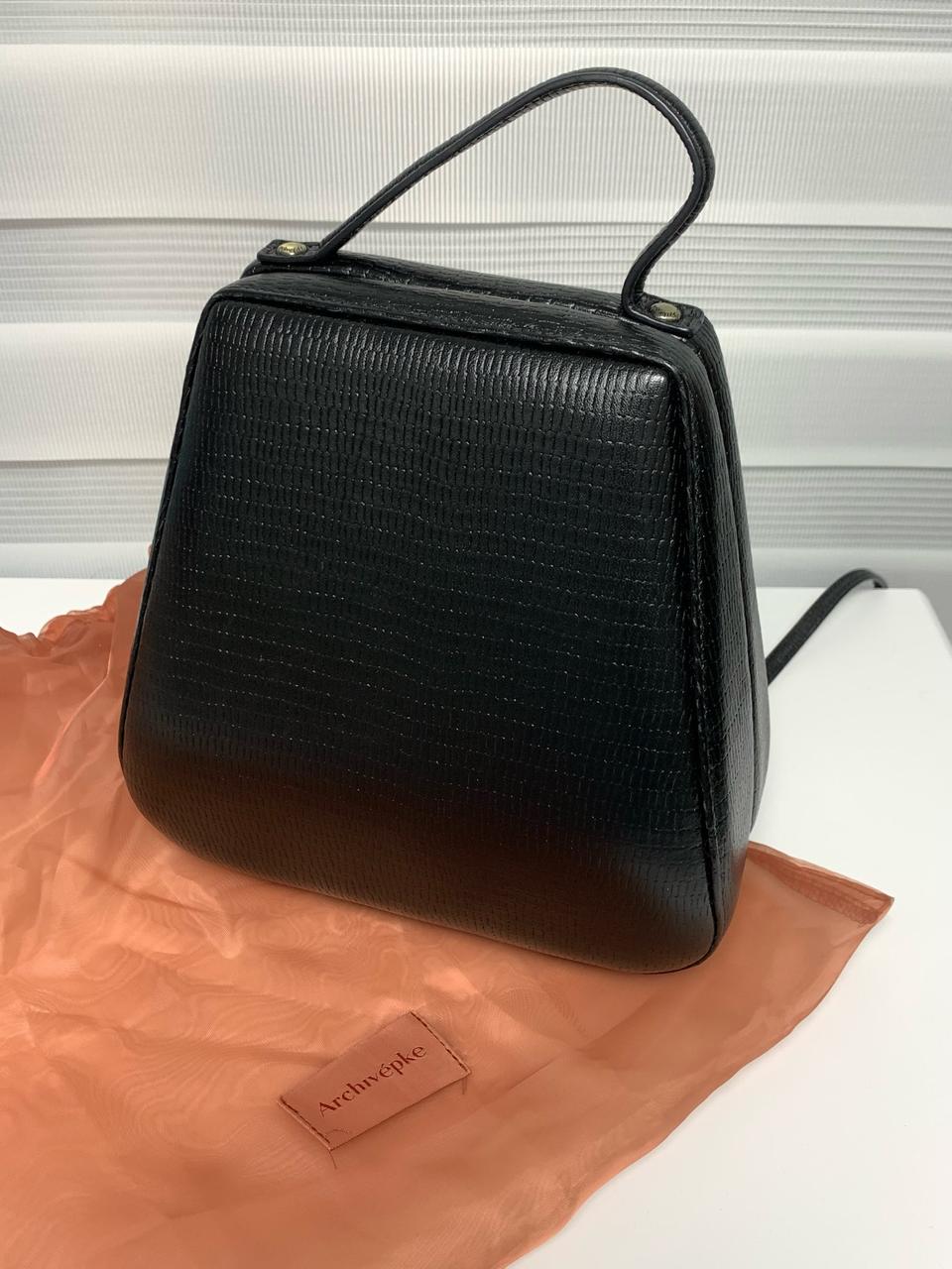 아카이브앱크 쉘틴백 리자드블랙