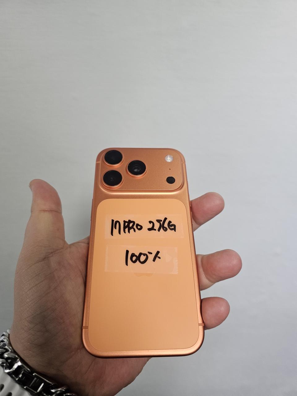 아이폰17프로 256G 오렌지 배터리100%
